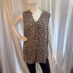 Torrid Leopard Print Sleeveless Top